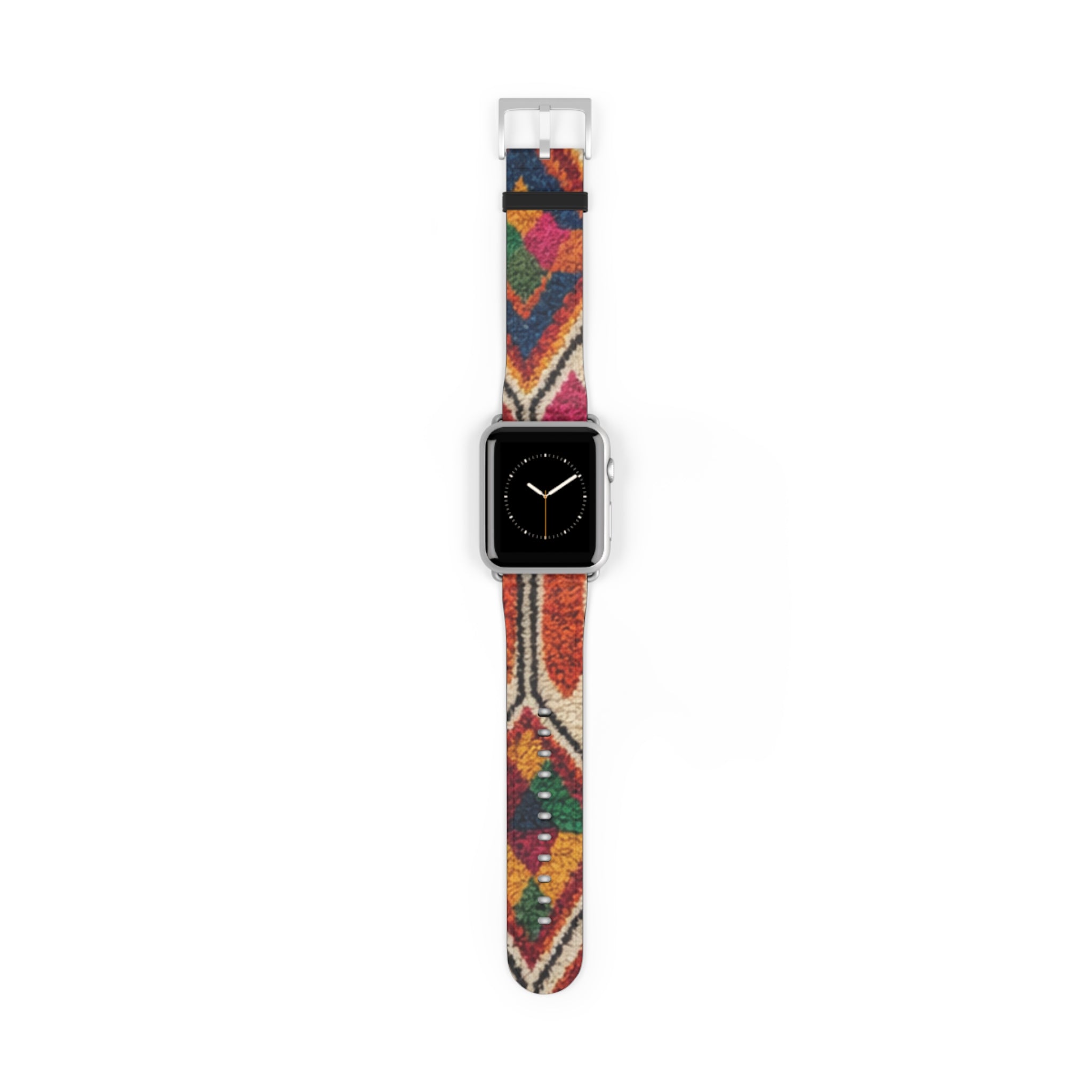 Boho Kilim Pattern Watch Band | Colorful Moroccan Berber Strap
